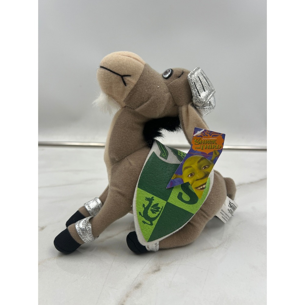 DreamWorks Shrek the Third Donkey Knight Plush Stuffed Animal 2006 Collectible